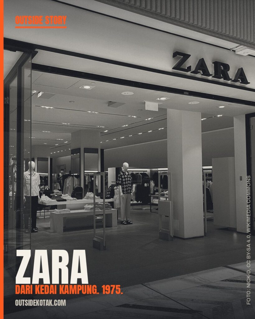 Zara — poster editorial Outside Kotak